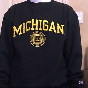 Champion Michigan eco fleece sweatshirt